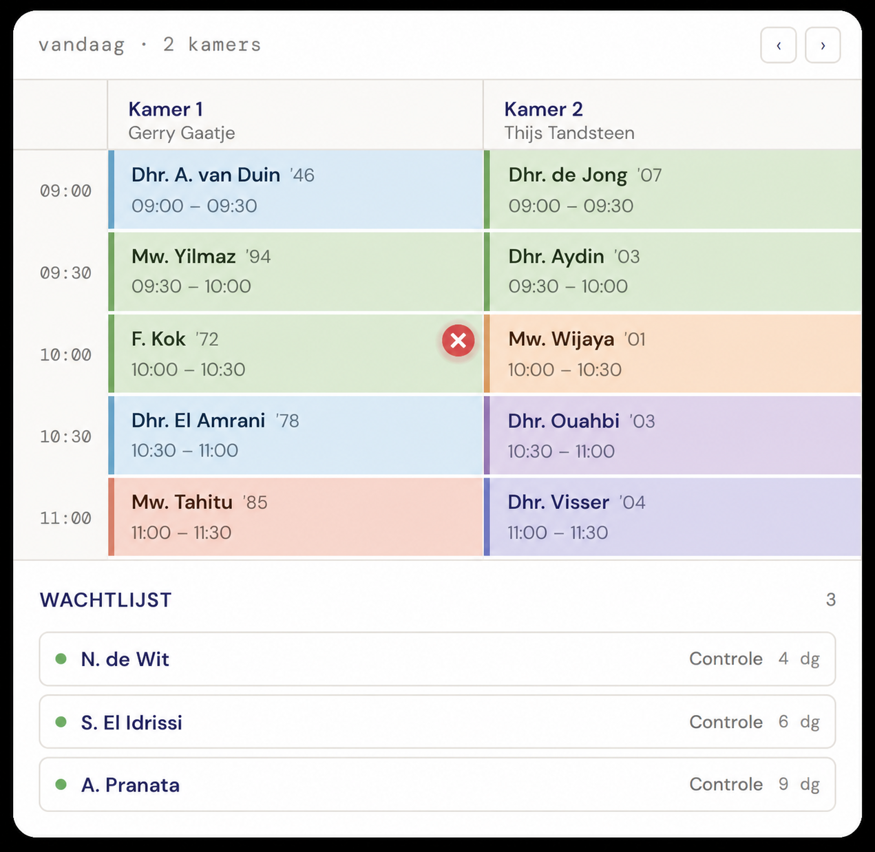 Aivory agenda en planning