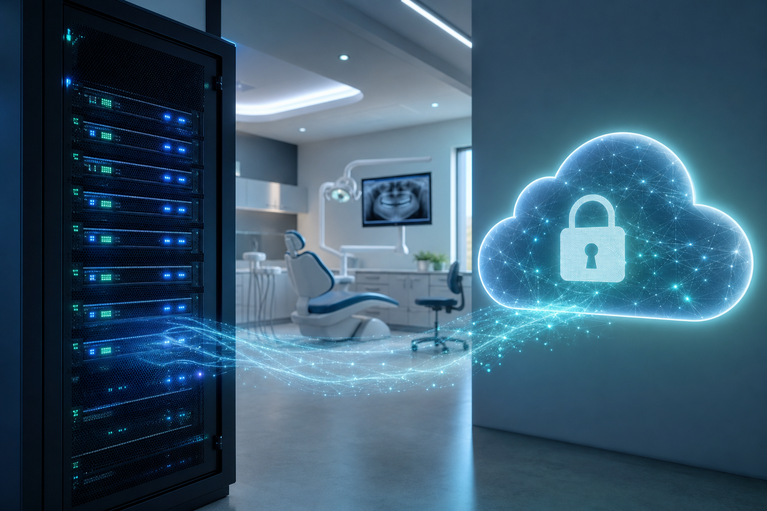 Hybride cloud- en serverback-up voor een tandartspraktijk